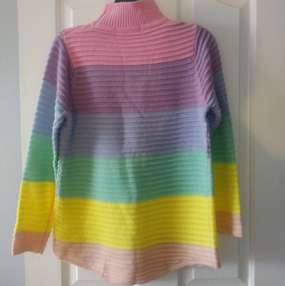 Teenhearts pastel knit striped sweater